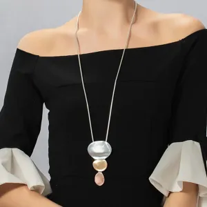 Vintage Long Suspension Collar Necklace Decorative Costume Jewelry for Women