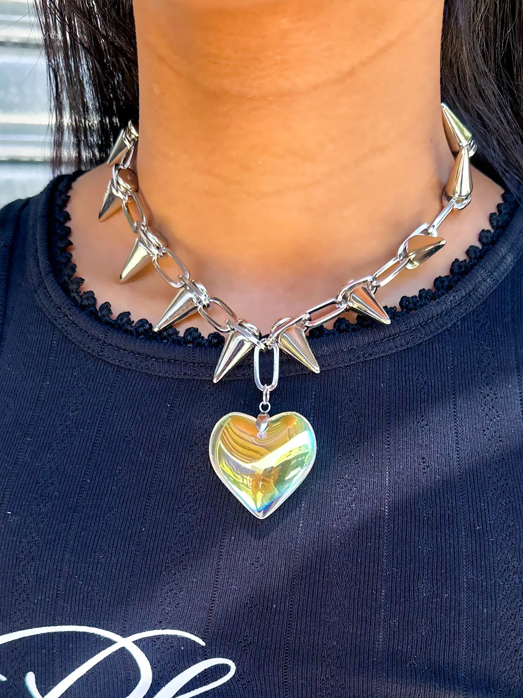 VOICES NECKLACE - HOLO HEART