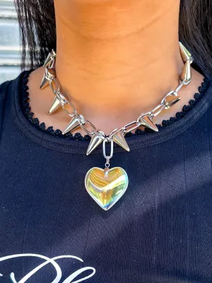 VOICES NECKLACE - HOLO HEART