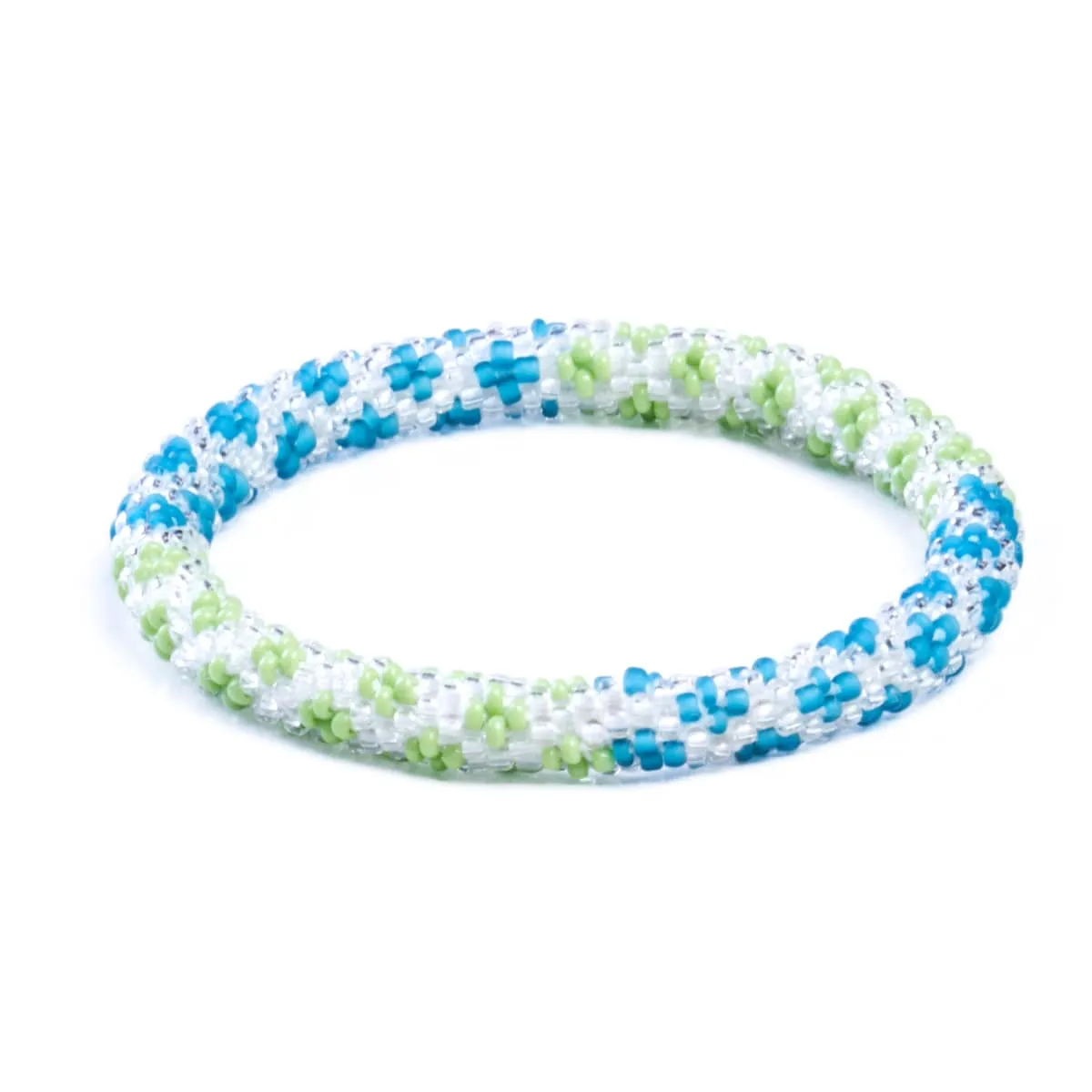 Water Lily | Himalayan Glass Bead Bracelet