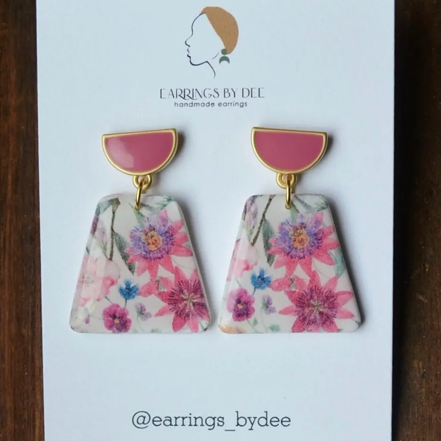 Where This Flower Blooms Statement Earrings