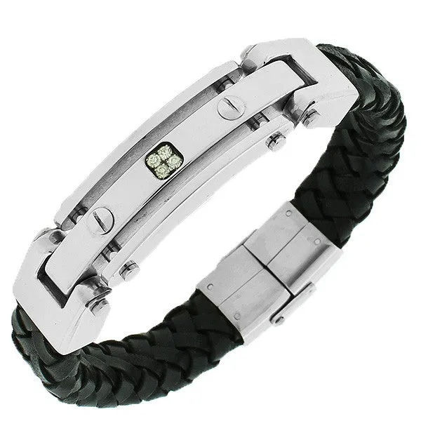 White Steel Bracelet