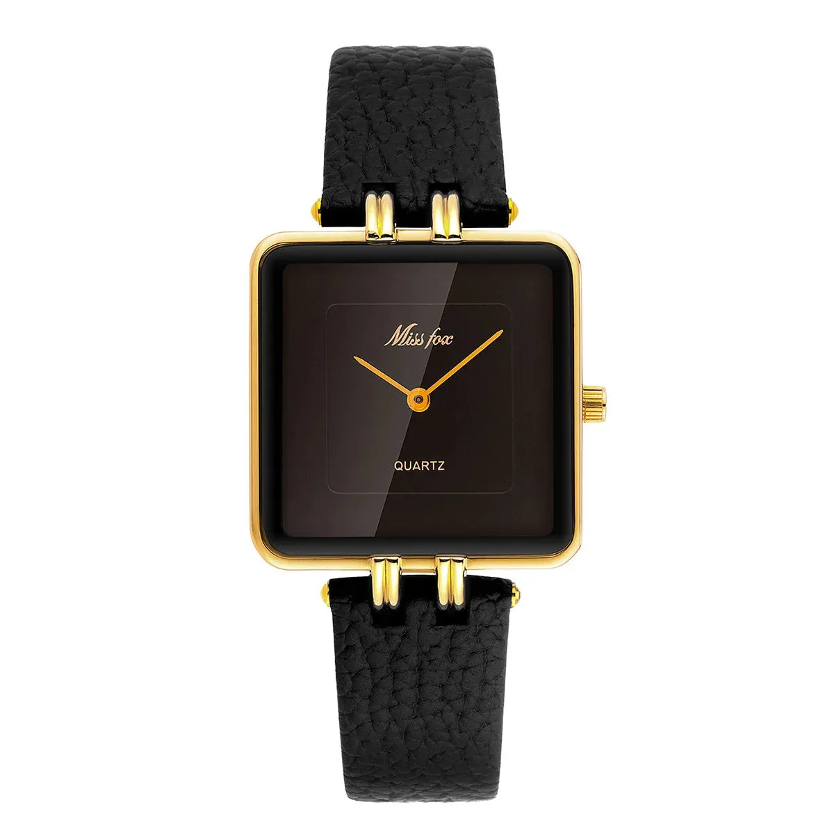 Wine Red Waterproof Belt Ladies Fashion Quartz Clock Watches