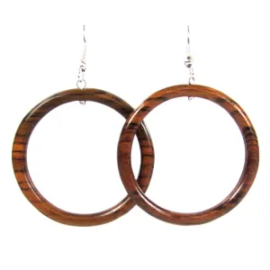 Wooden Geometric Earrings