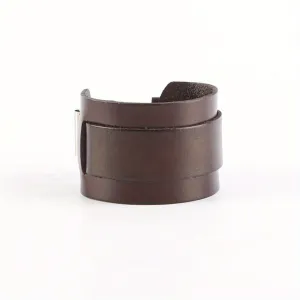 Woven Leather Bracelet for Men, Adjustable