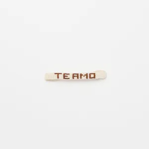 Woven TE AMO Bracelet - White/Brown