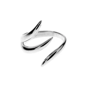 Wraparound adjustable split shank ring