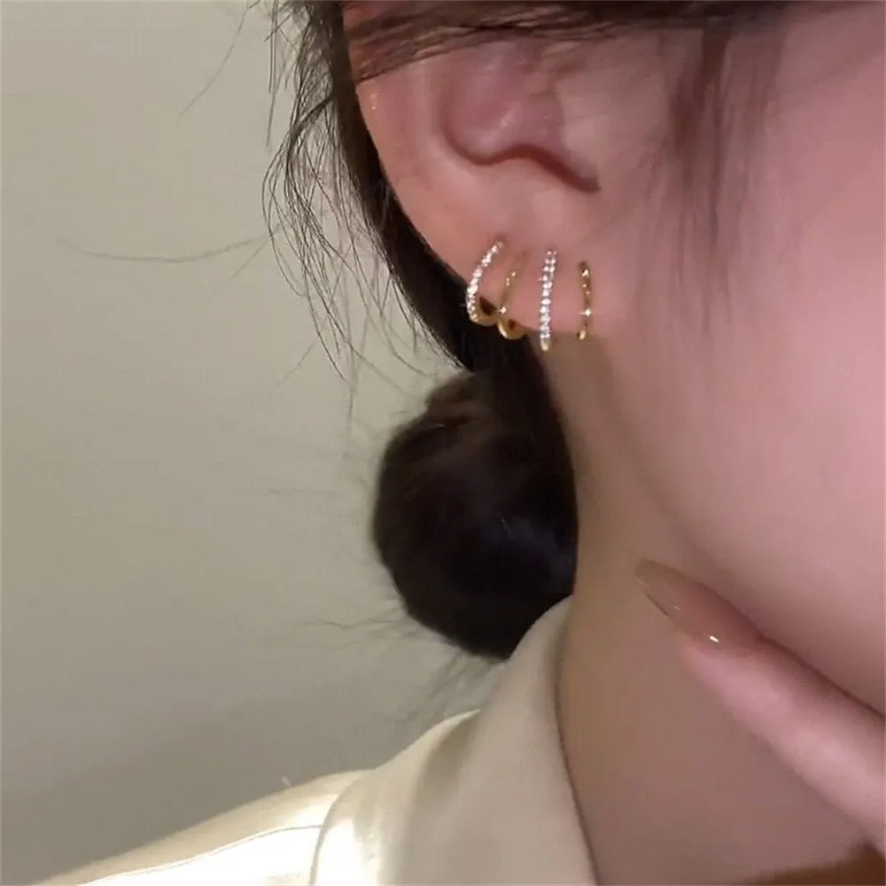 Zircon Crystal Geometric Earrings
